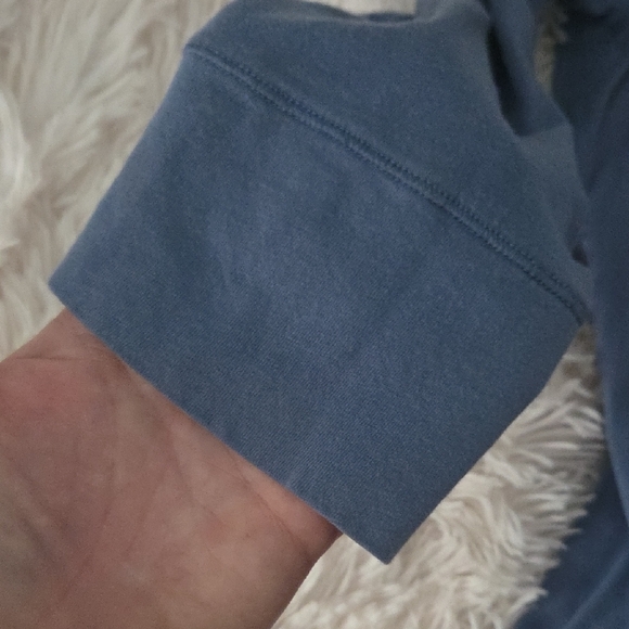 Abercrombie & Fitch Slate Blue V-Neck Blouse - Picture 5 of 6